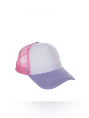 Trucker Hat Adjustable Mesh Back Cap Casual Snapback Woman’s Pink & purple NEW